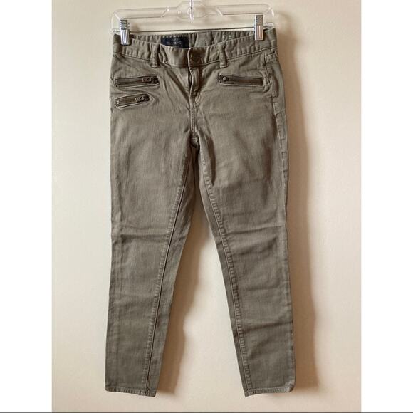 J. Crew Jeans Toothpick Skinny Jeans Size 25 Green - Picture 1 of 9